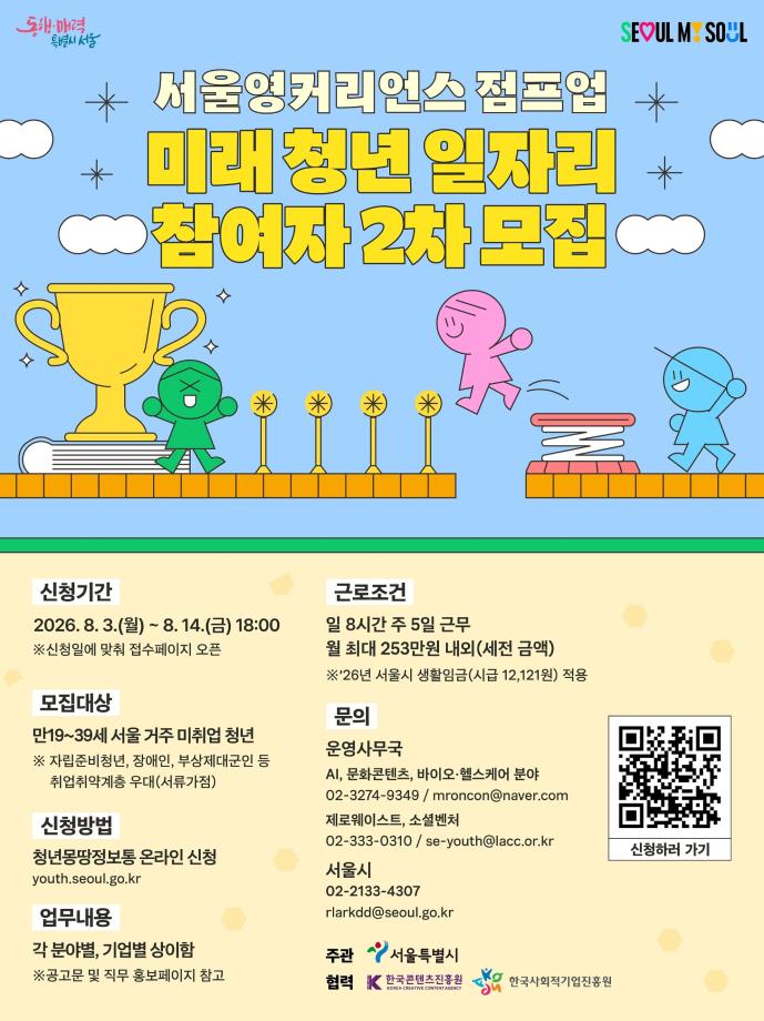 2026년 미래 청년 일자리 참여자