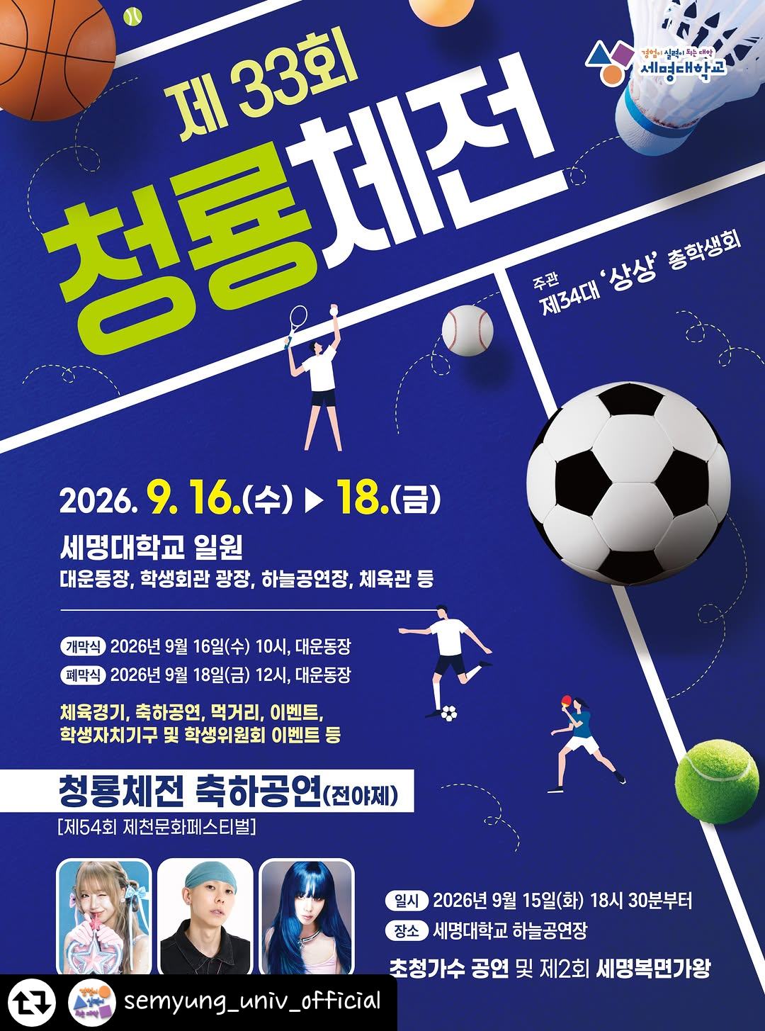 제 33회 청룡체전