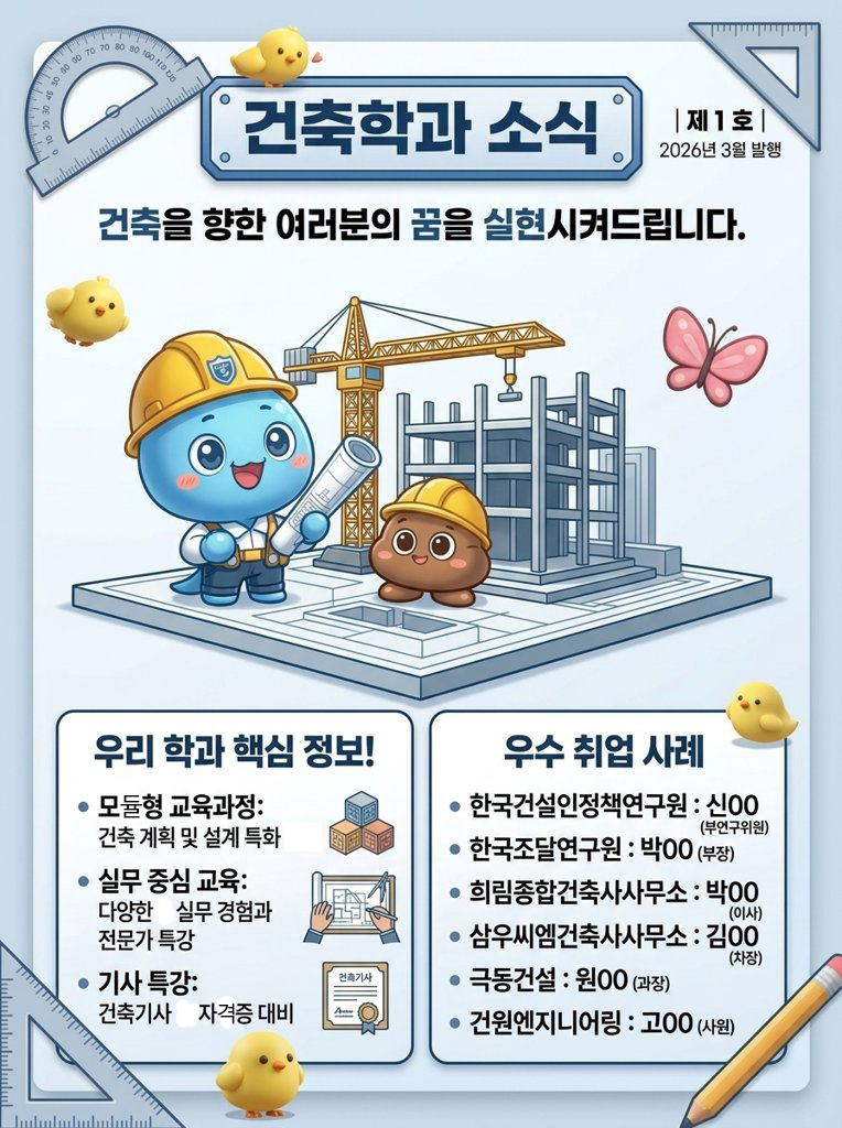 건축학과 소식 - 제1호(3월)